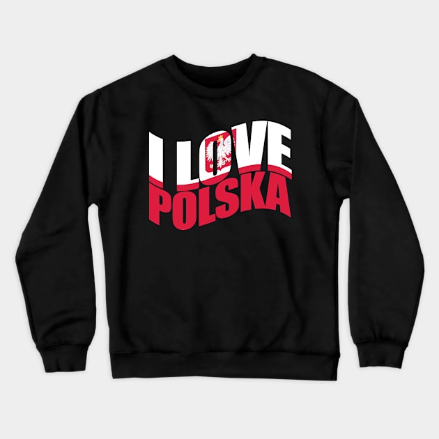 Poland Polska Crewneck Sweatshirt by avshirtnation